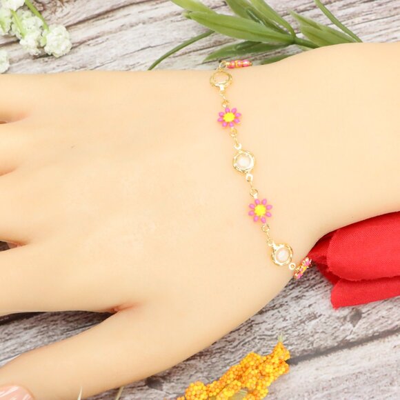 "Trendy Bracelet for Girls & Women – Cute, Adjustable & Gift-Ready | MLCRC1179 - Picture 5 of 10